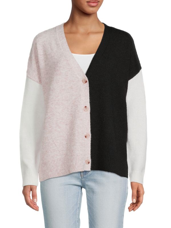 Central Park West Robbie Colorblock Cardigan